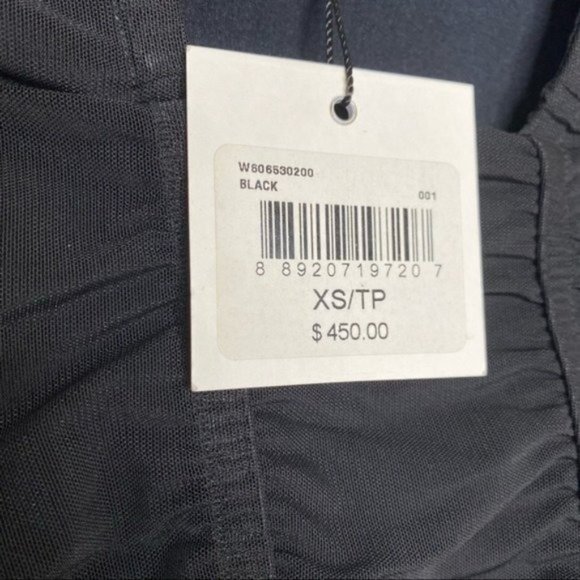 NWT Opening Ceremony Black Mesh Bodycon Dress Size XS - Picture 4 of 11